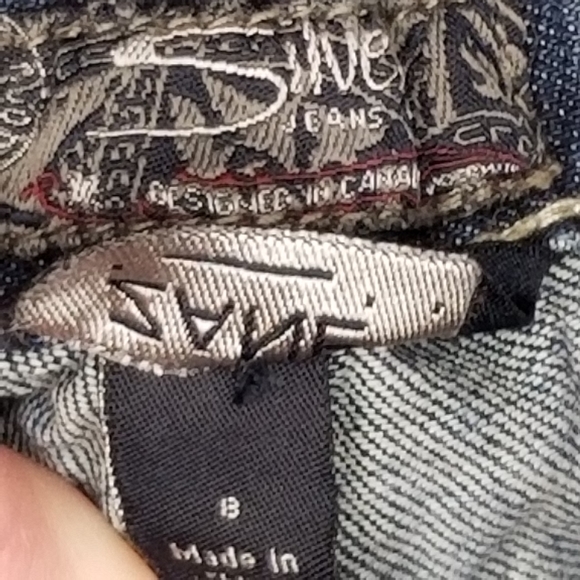 Silver Zane-1035 Jeans, Big Kid Size 8 - Picture 6 of 7